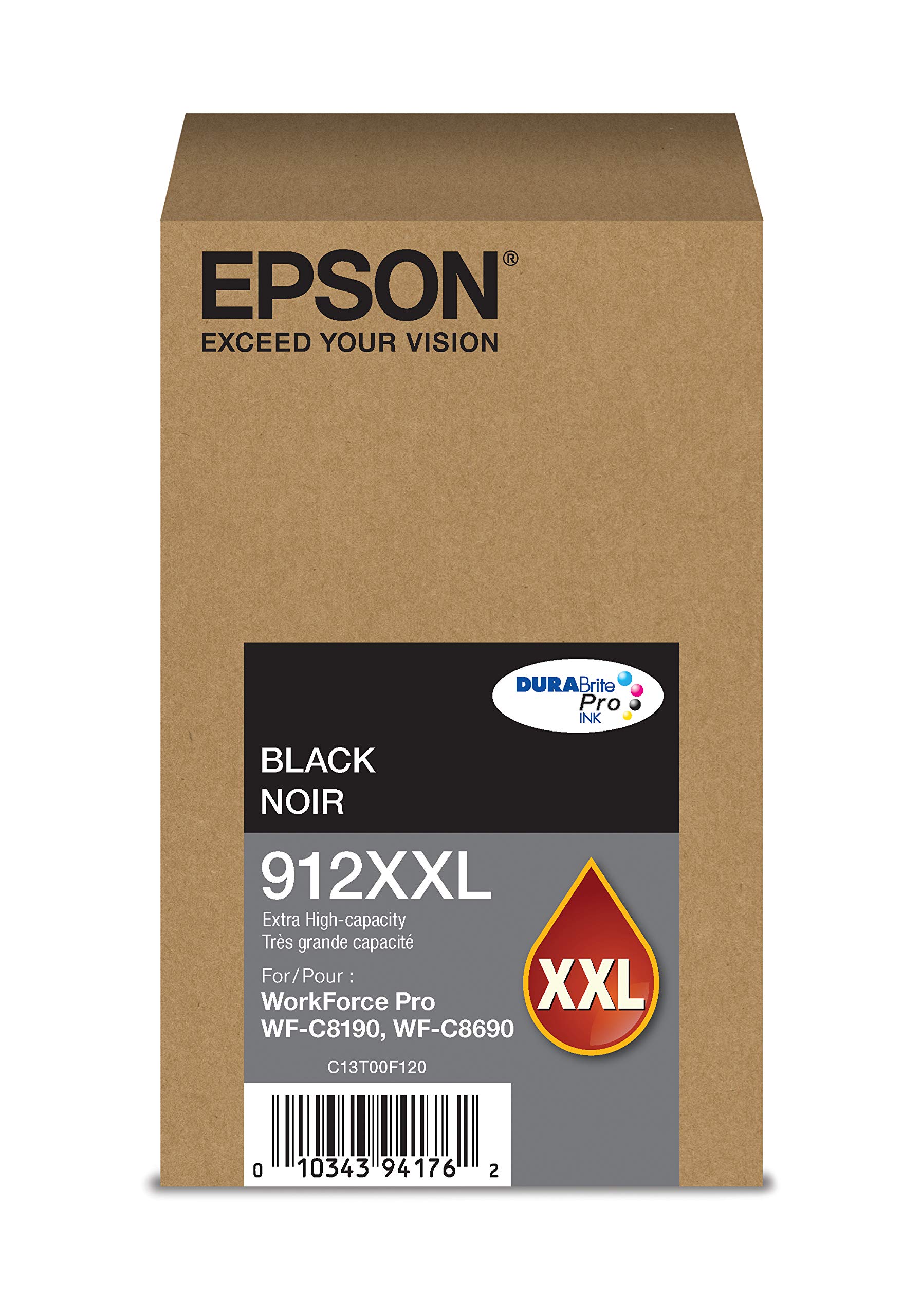 Epson DURABrite Pro T912XXL120 -Ink -Cartridge - Extra High Capacity Black