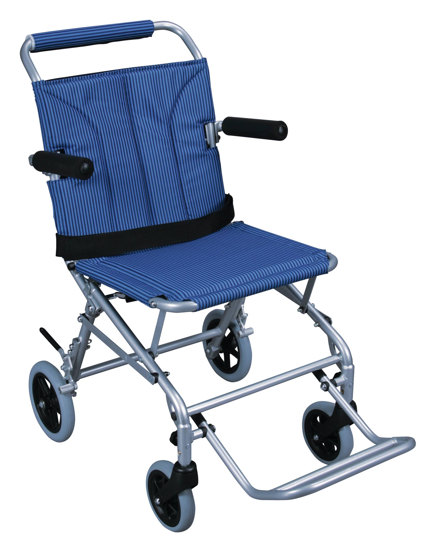 Drive Medical Super Light, Folding Transport Chair with...