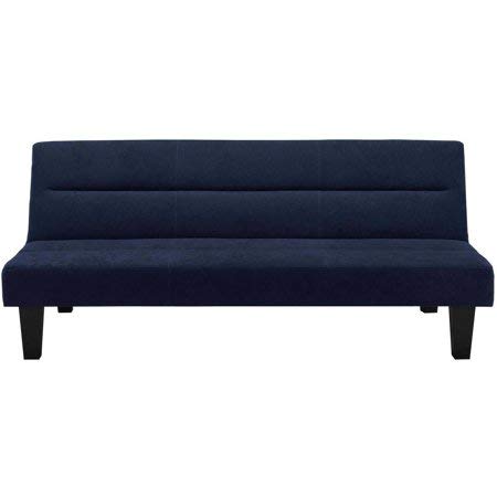 Dorel Home Products DHP Kebo Futon Couch with Microfiber Cover, Blue
