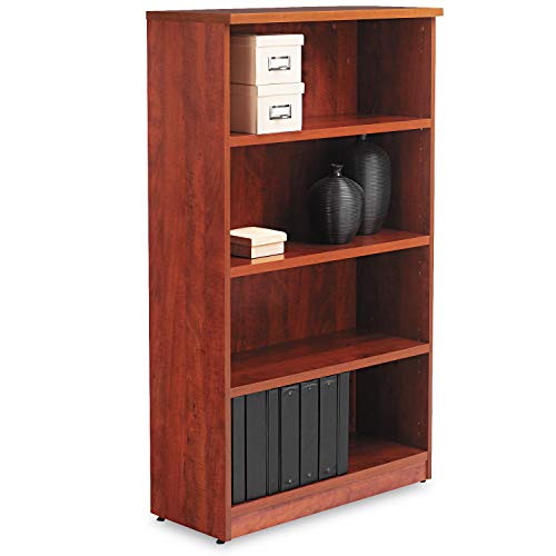 Alera Valencia Series Bookcase/Storage Cabinet, 4 Shelv...