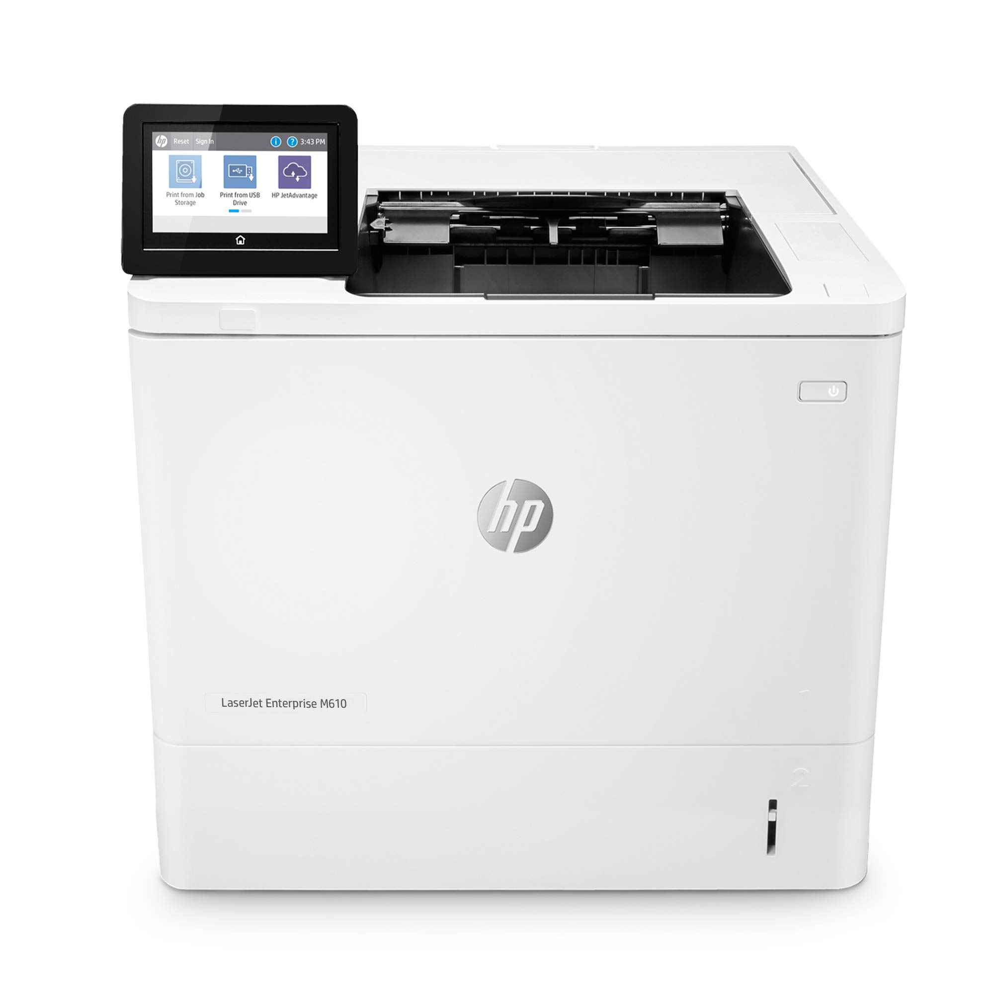HP LaserJet Enterprise M610dn Monochrome Printer with b...
