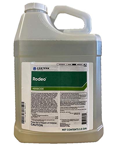 Miputa Dow AgroSciences Rodeo Herbicide; Brush & Plant Control on Roadside, Pipeline, Railroad, Rights-of-Way, Forest, & Aquatic; Glyphosate, 2.5 Gallon