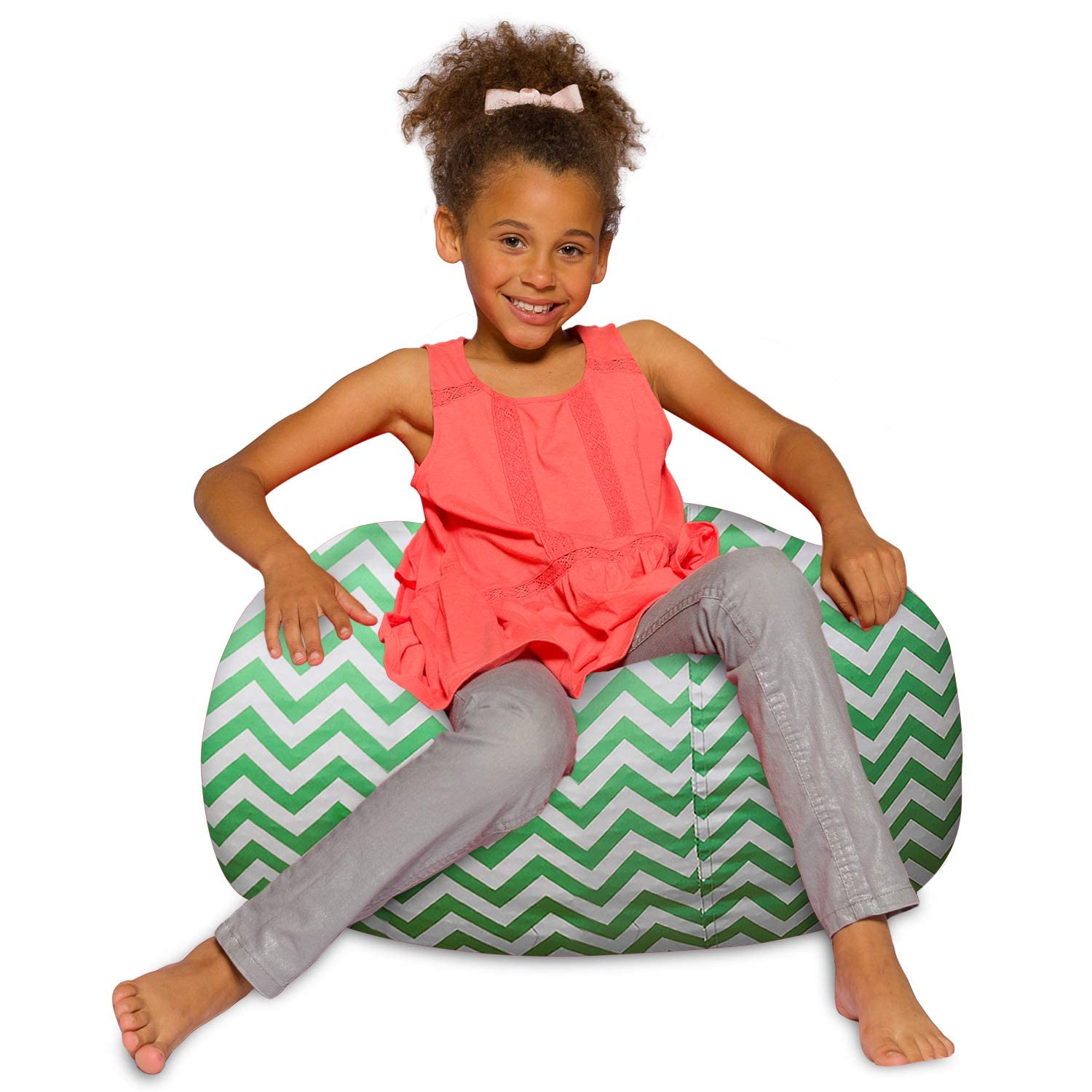 Posh Creations Bean Bag Chair for Kids, Teens, and Adults Includes Removable and Machine Washable Cover,