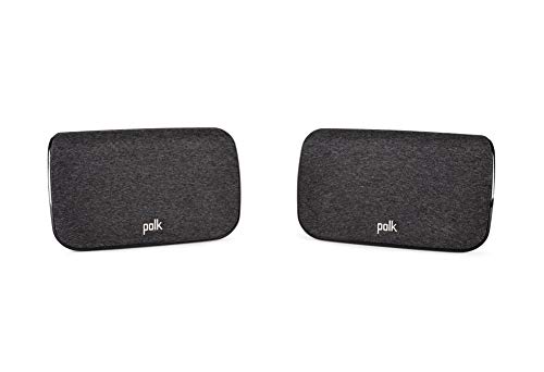 Polk Audio Polk SR2 Wireless Surround Sound Speakers for Select Polk React and Polk Magnifi Sound Bars - Immersive Surround ...