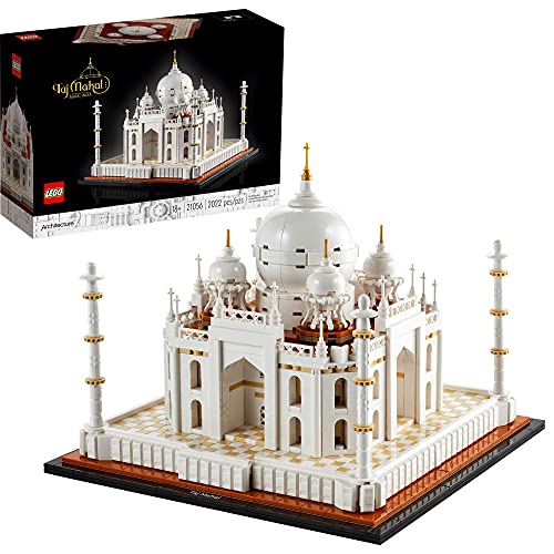 LEGO Architecture Taj Mahal 21056 Building Set - Landmarks Collection, Display Model, Collectible Home Décor Gift Idea and Model Kits for Adults and Architects to Build
