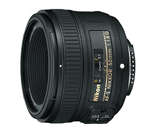 Nikon AF-S FX NIKKOR 50mm f/1.8G Lens with Auto Focus f...