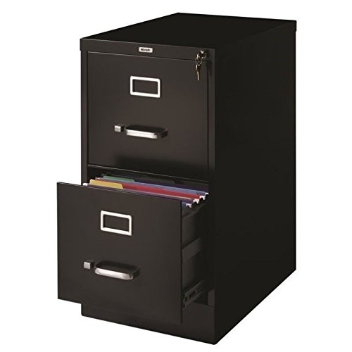 Hirsh Industries 2-Drawer File Cabinet - Black, 15in.W ...
