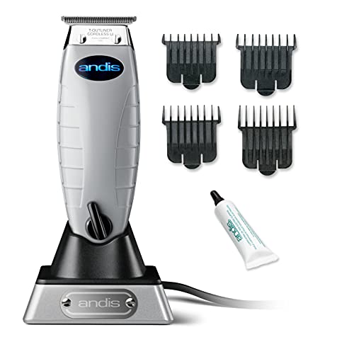 Andis 74000 Professional Cordless T-Outliner Beard/Hair, Trimmer, 1 Count