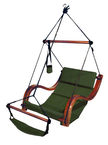 Hammaka Nami Deluxe Hanging Hammock Lounger Chair In Gr...