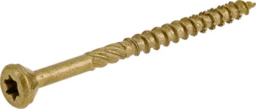 Power Pro Premium Outdoor Wood and Deck Screws Rust Resistant for Exterior Use