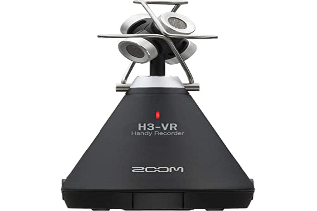 Zoom H3-VR 360° Audio Recorder, Records Ambisonics, Bin...