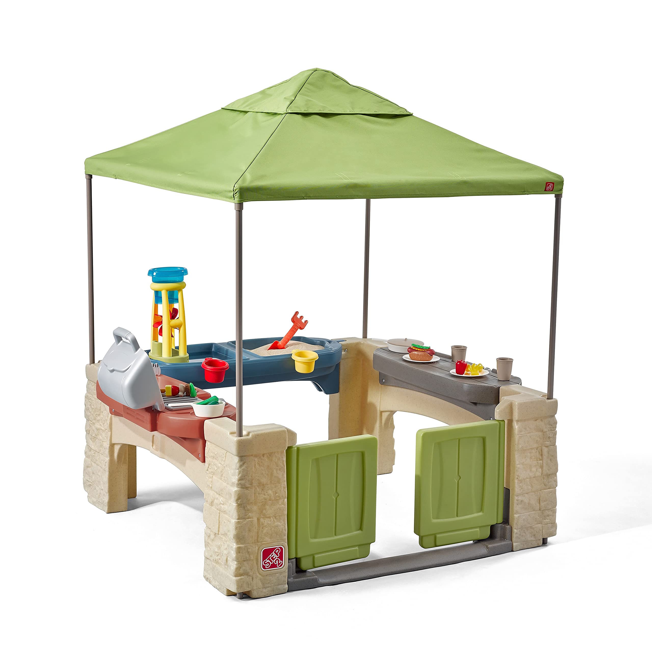 Step2 All Around Playtime Patio with Canopy Playset – S...