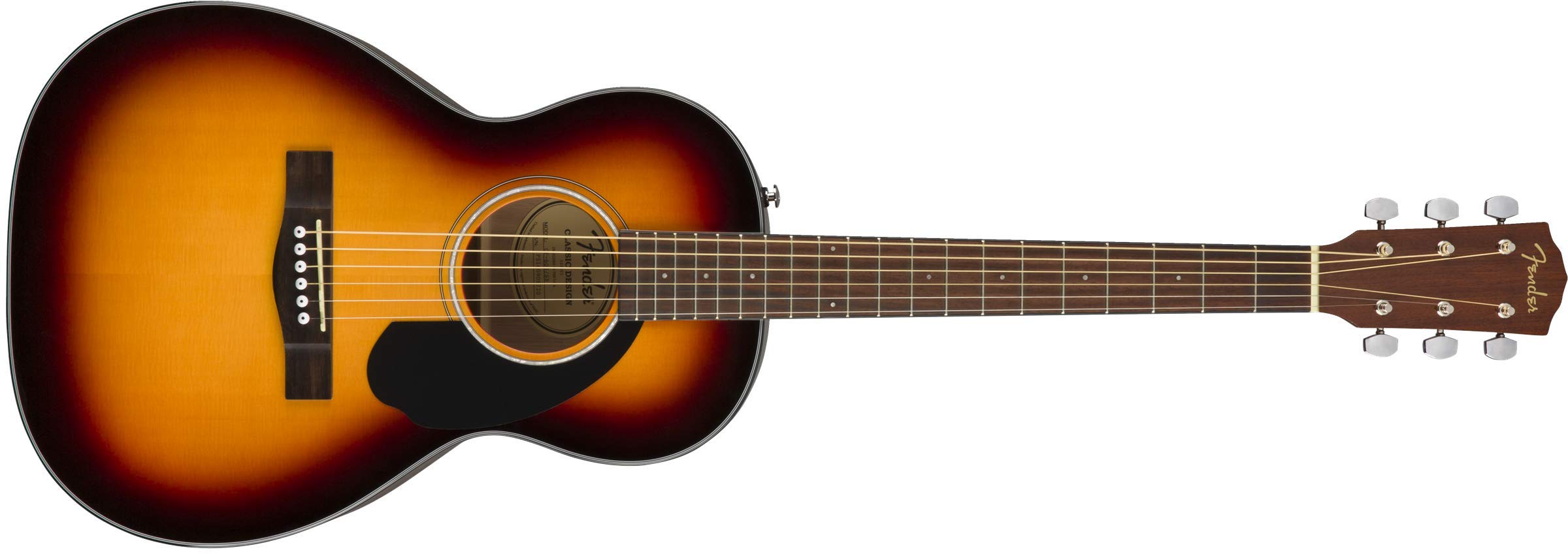 Fender CP-60S Parlor Acoustic Guitar, Walnut Fingerboar...