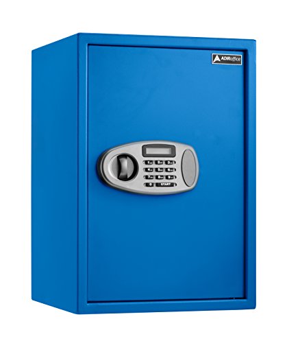Adir Corp. Security Safe with Digital Lock (2.32 Cubic Feet, Blue)