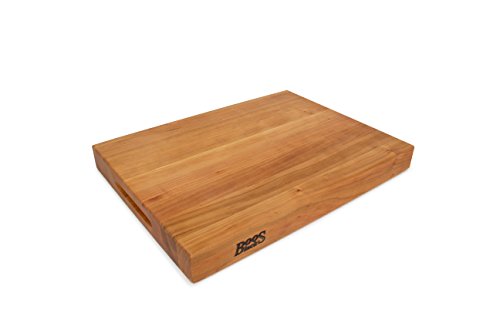 John Boos Block CHY-RA02 Cherry Wood Edge Grain Reversible Cutting Board, 20 Inches x 15 Inches x 2.25 Inches