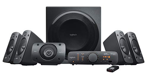 Logitech Z906 5.1 Surround Sound Speaker System - THX, Dolby Digital and DTS Digital (Renewed)