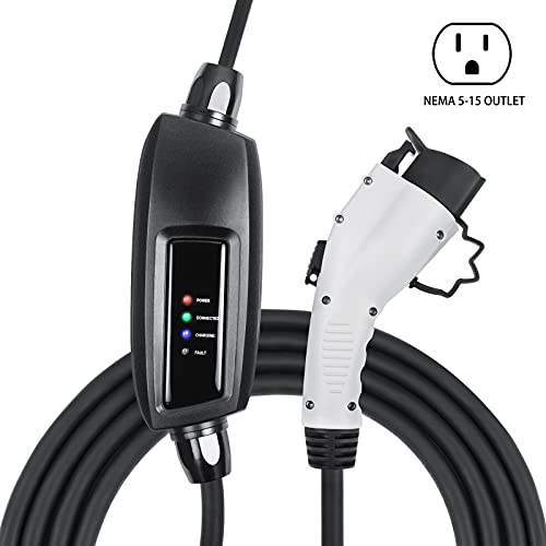 Lectron 110V 16 Amp Level 1 EV Charger with 21ft Extens...