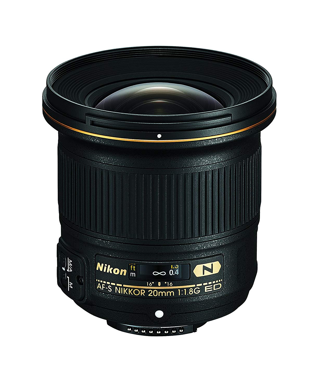 Nikon AF-S FX NIKKOR 20mm f/1.8G ED Fixed Lens with Aut...