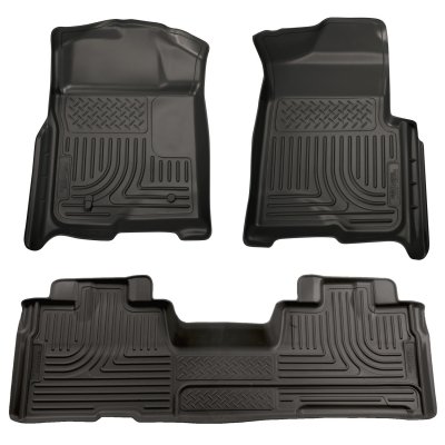 Husky Liners 98341 WeatherBeater Combination Front & 2ND Seat Floor Liners - (3