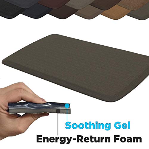 GelPro 817699018564 Elite Premier Gel & Foam Anti-Fatigue Kitchen Floor Comfort Mat, 20
