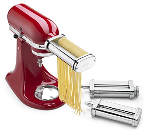 KitchenAid 3-Piece Pasta Roller & Cutter Set Attachment...