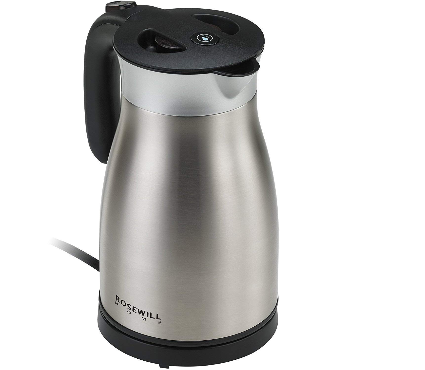 Rosewill Electric Kettle Stainless Steel Double Wall Va...