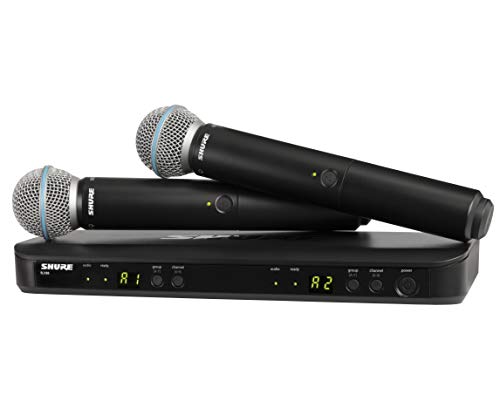 Shure BLX288/B58 Dual Channel Wireless Microphone Syste...