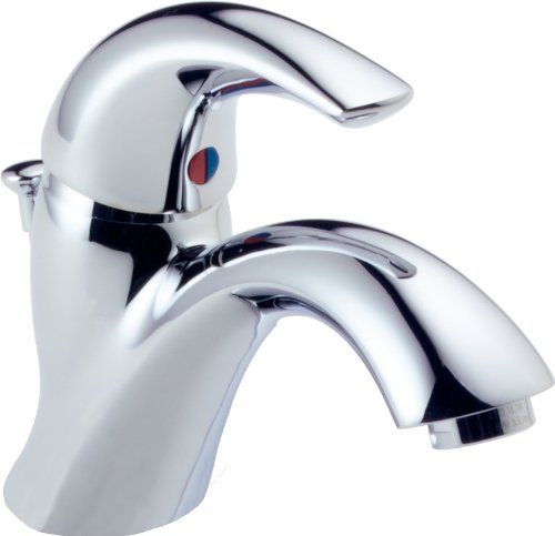 Delta Faucet C Spout Series Bathroom Faucet Single Hand...