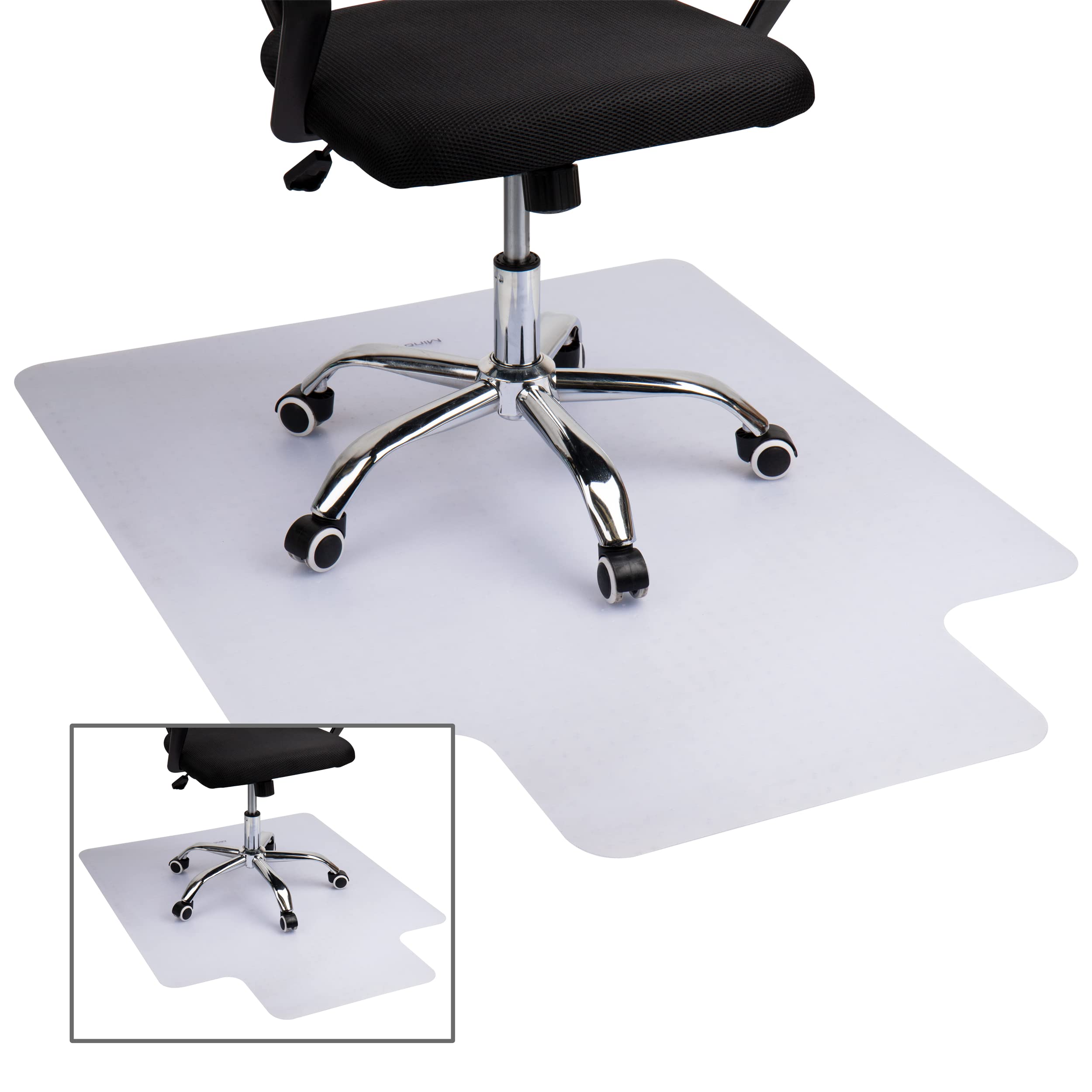 Mind Reader 9-to-5 Collection, Office Chair Mat, Anti-Skid Floor Protector