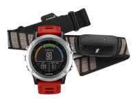 Garmin fenix 3 Multisport Training GPS Watch Silver with Red Band HRM Run Bundle