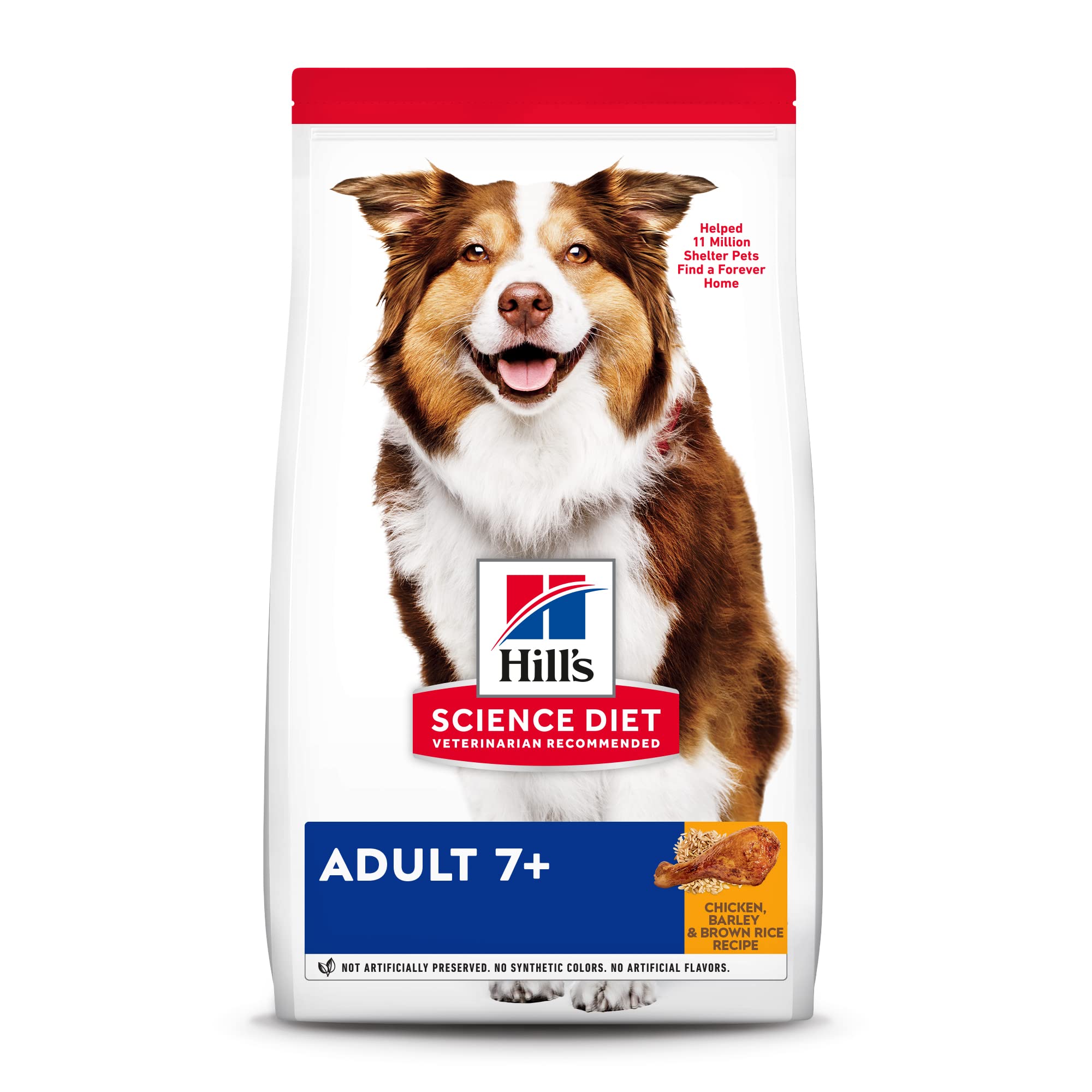 Hill's Science Diet Dry Dog Food, Adult 7+ for Senior Dogs, Chicken Meal