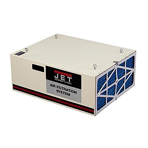 JET 708620B AFS-1000B 550/702/1044 CFM 3-Speed Air Filtration System with Remote and Electrostatic Pre-Filter