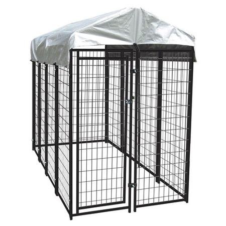 Lucky Dog Uptown Welded Wire Kennel, 6'H x 4'...