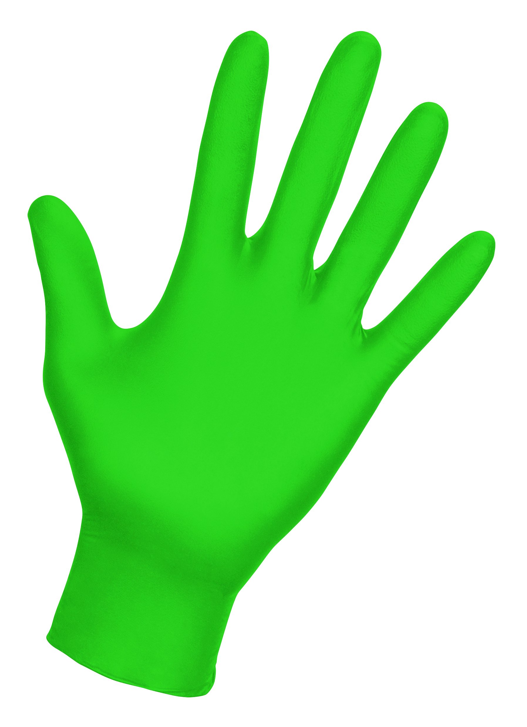 SAS Safety RAVEN HiViz Neon Green Nitrile Gloves (forme...