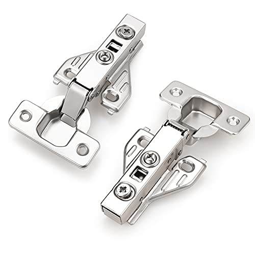Probrico Full Overlay Soft Closing Clip On Face Frame Mounting Cabinet Hinges,1 Pair