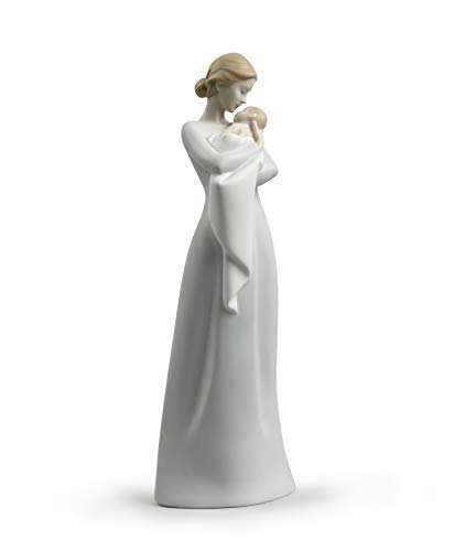 Lladró A Mother's Embrace Figurine. Porcelain Mother Fi...