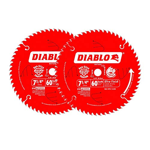 Freud D0760A 7-1/4-Inch 60T Diablo Ultra Finish Work Ta...