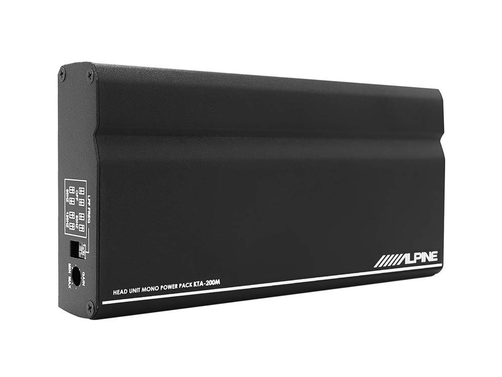 Alpine KTA-200M Mono 400-Watt DDP Power Pack Amplifier with PowerStack