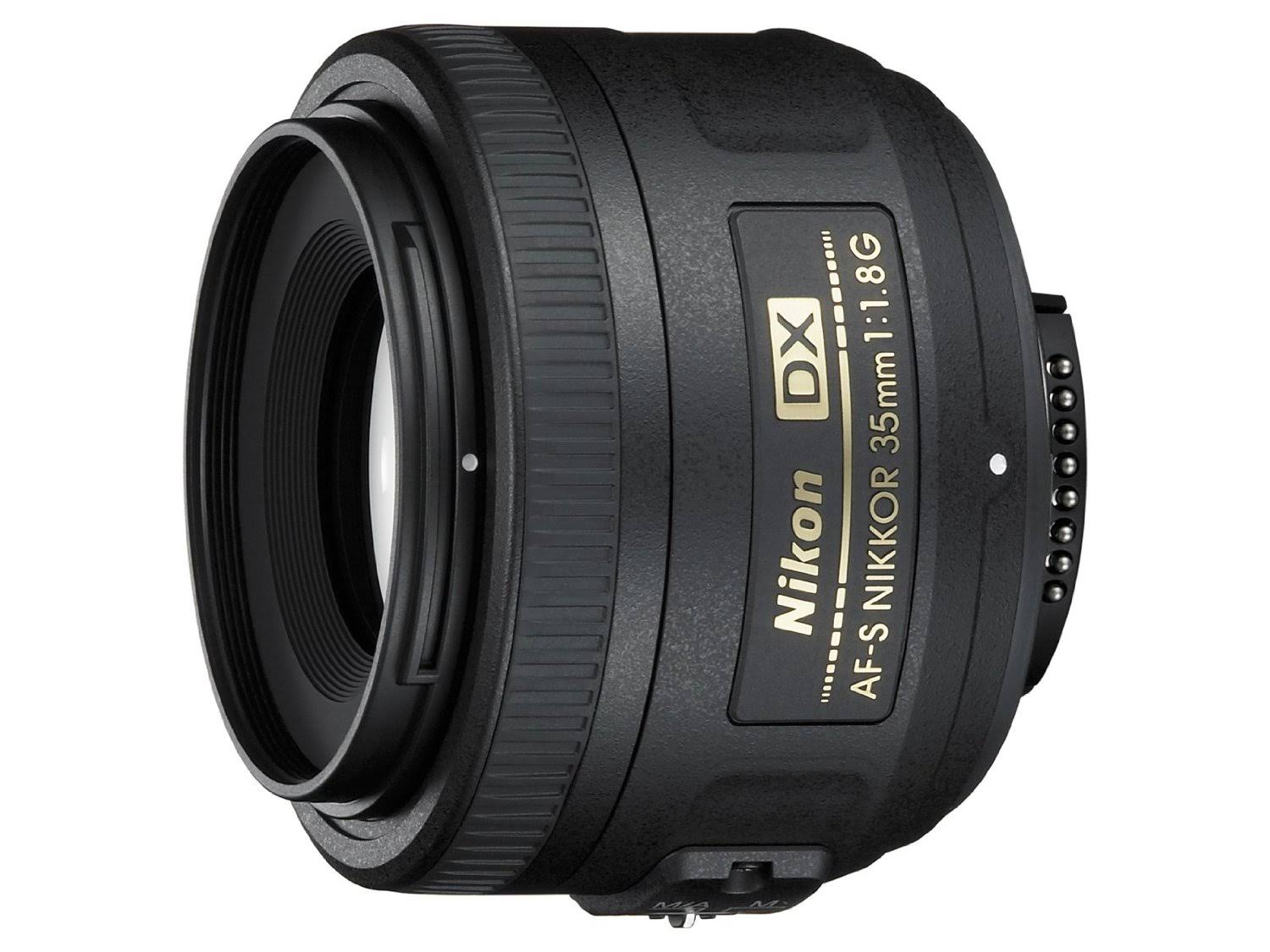 Nikon AF-S DX NIKKOR 35mm f/1.8G Lens with Auto Focus for DSLR Cameras