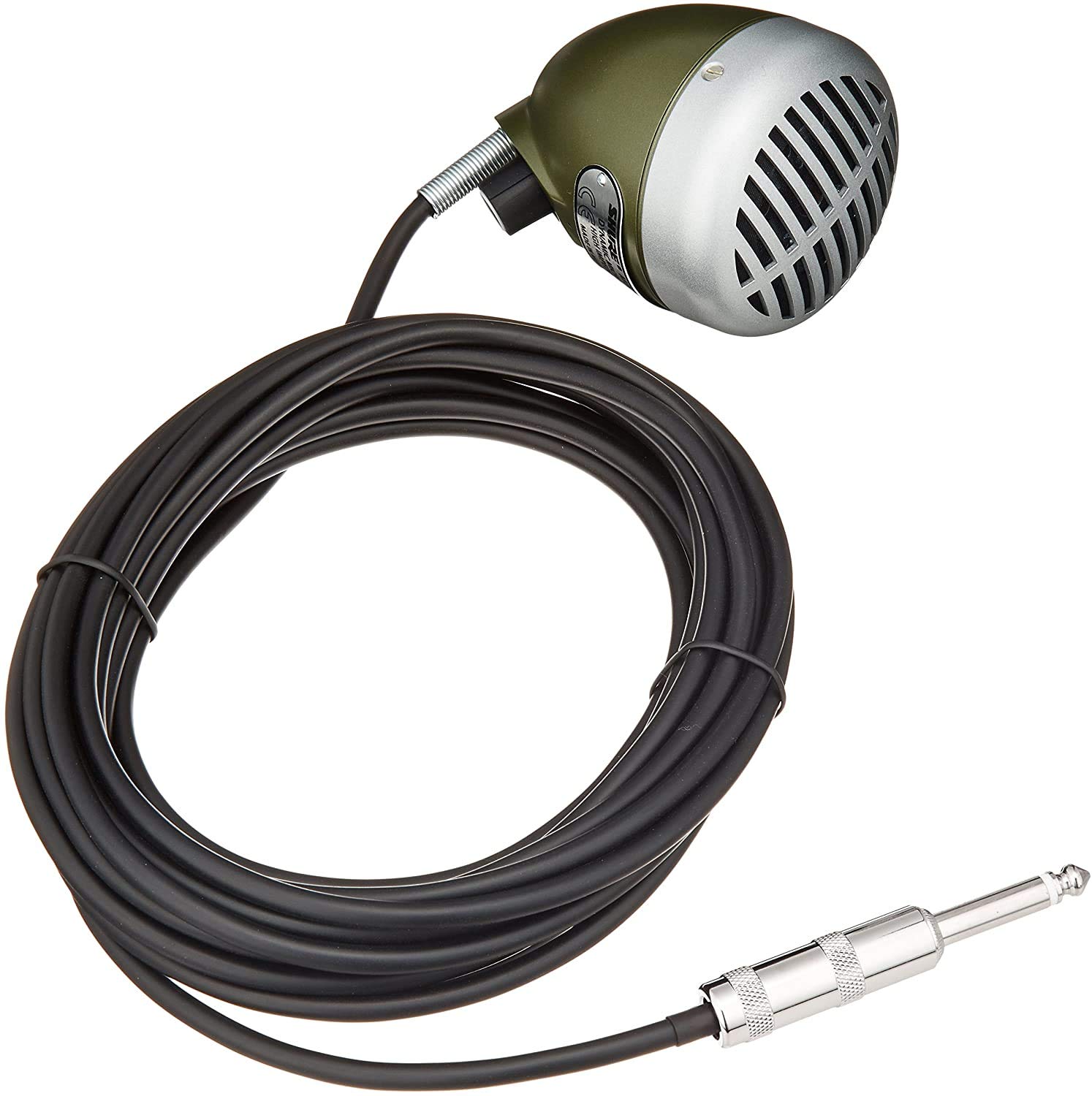 Shure 520DX Green Bullet Dynamic Harmonica Microphone