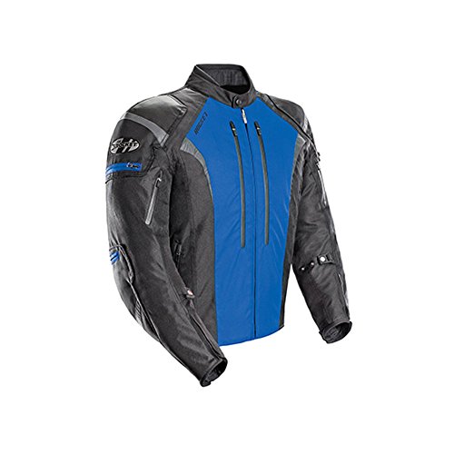 Joe Rocket Atomic 5.0 Men's Textile On-Road Motorcycle Jacket - Black/Blue / Large