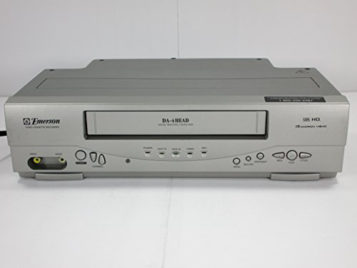 Emerson EWV404 4-Head Video Cassette Recorder with On-Screen Programming Display