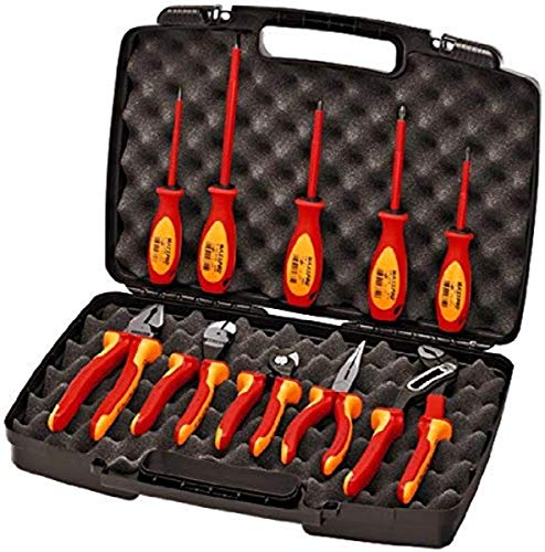KNIPEX 989830US 10 -Piece 1000V Insulated Pliers, Cutte...
