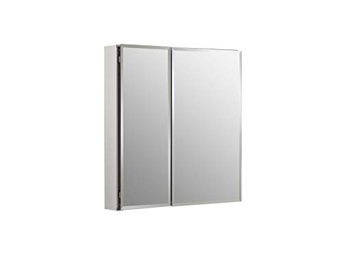 KOHLER K-Cb-Clc2526Fs Frameless 25 Inch X 26 Inch Aluminum Bathroom Medicine Cabinet; ; Recess Or Surface Mount