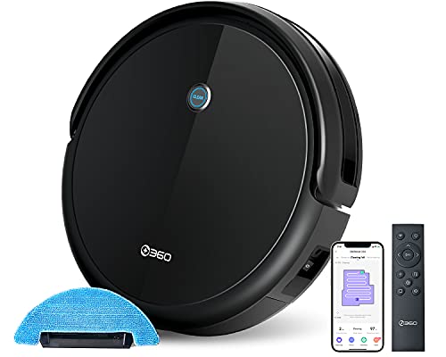 + 360 C50 Robot Vacuum and Mop, 2600 Pa, Zigzag Cleanin...