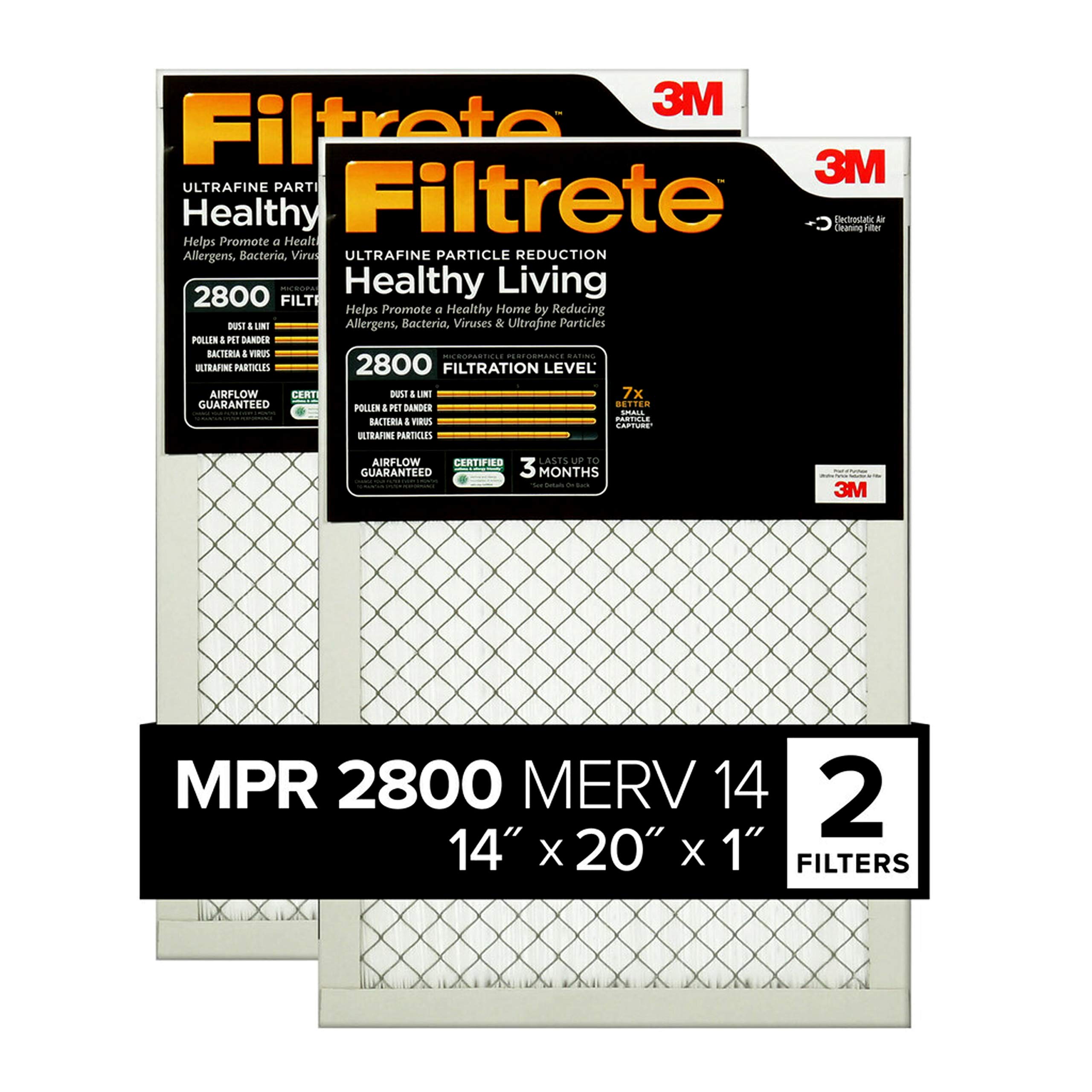 Filtrete 20x25x1, AC Furnace Air Filter, MPR 2800