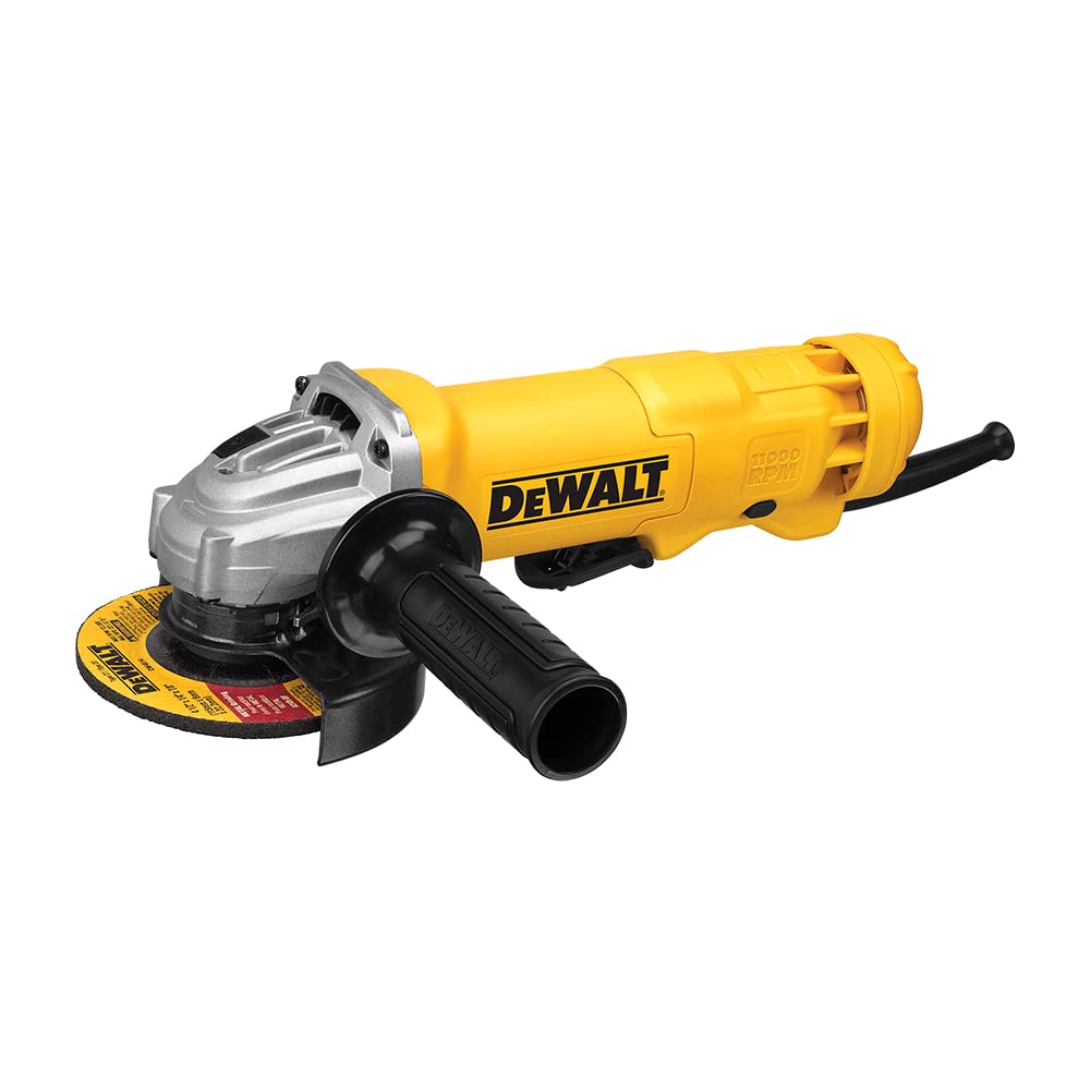 DEWALT 4-1/2-Inch Paddle Switch Angle Grinder 11-Amp To...