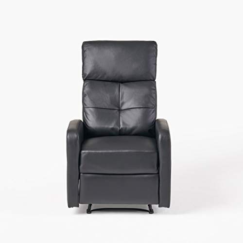 Great Deal Furniture Teyana Leather Recliner Club Chair