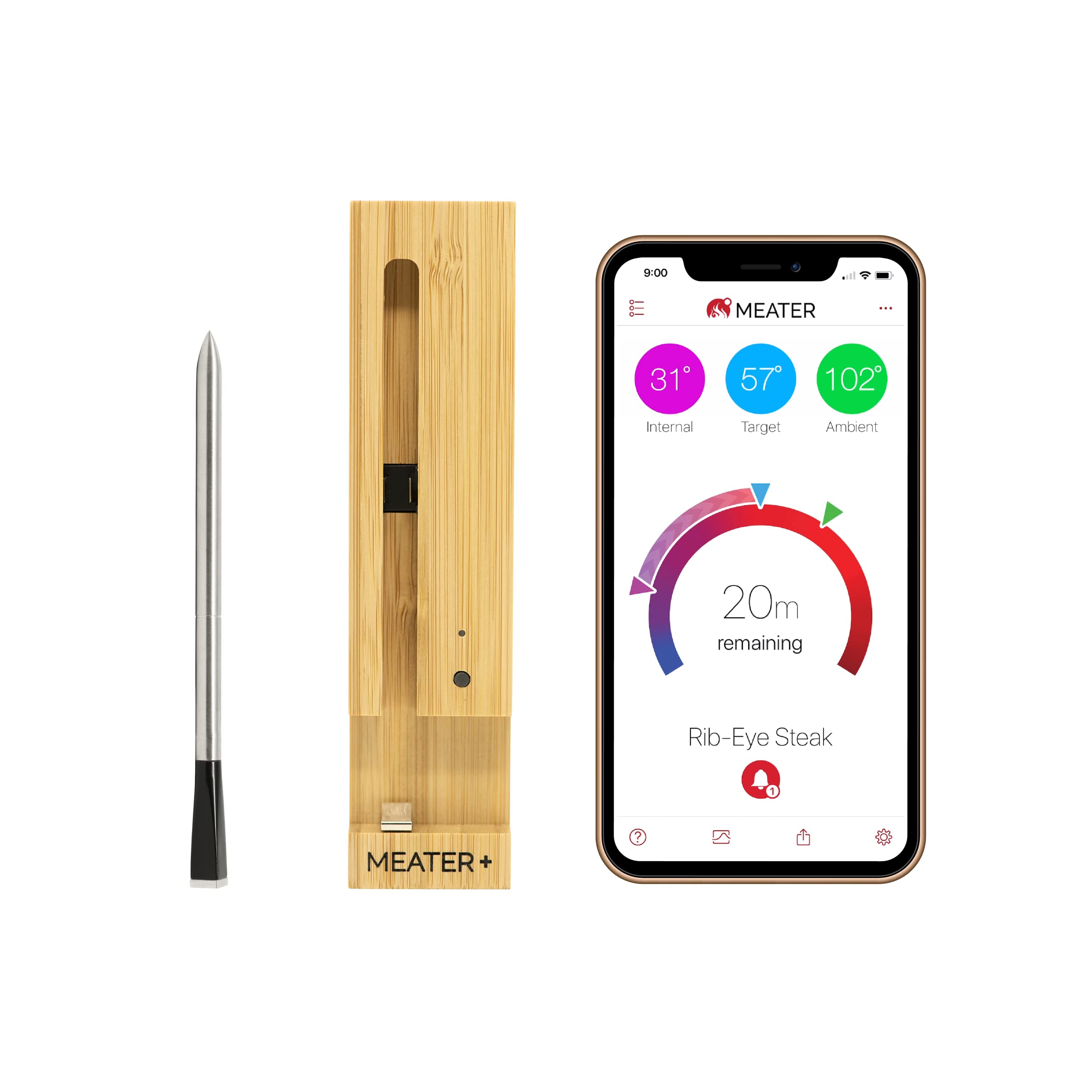 MEATER Plus | Smart Meat Thermometer with Bluetooth | 1...