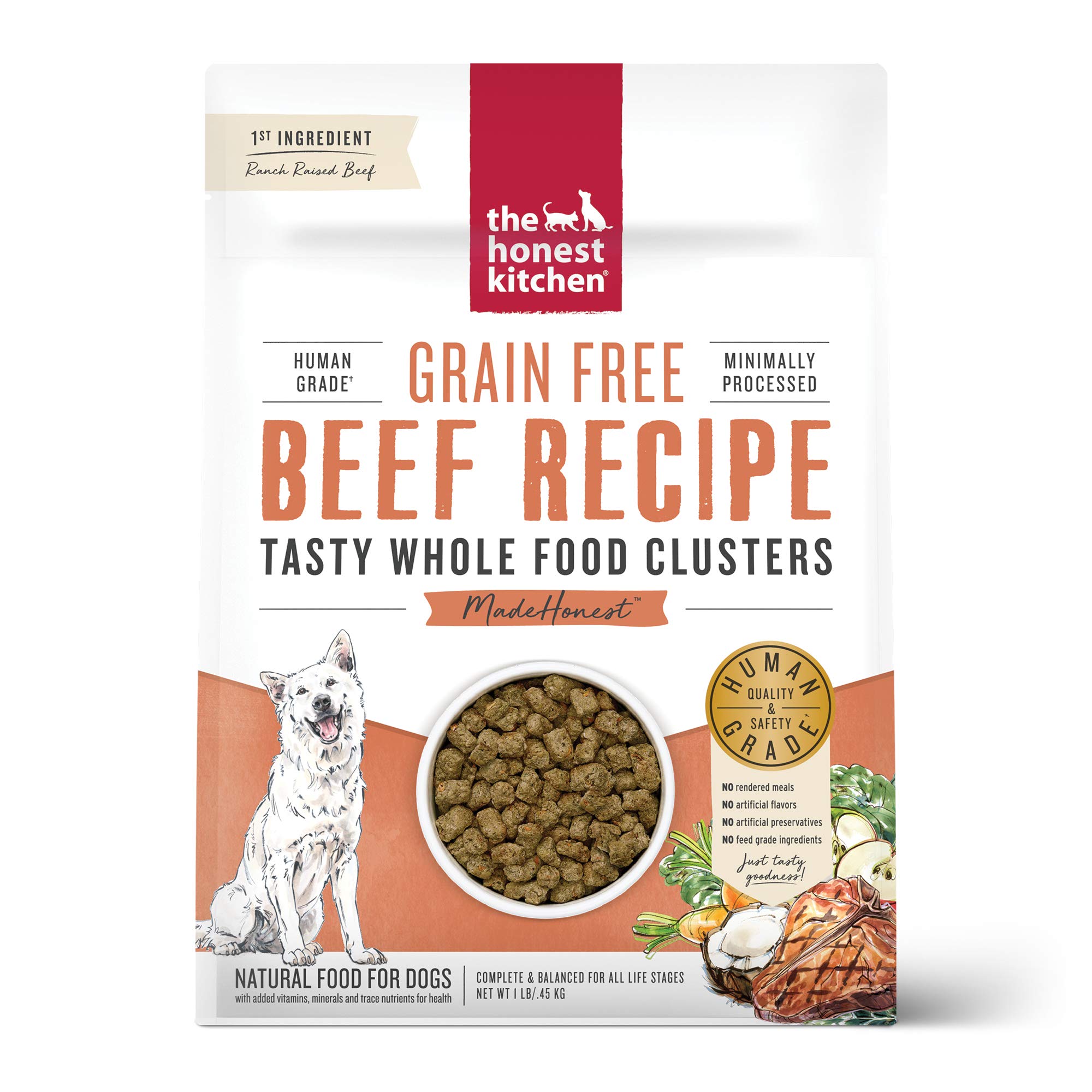 The Honest Kitchen Whole Food Clusters Human Grade Dry ...